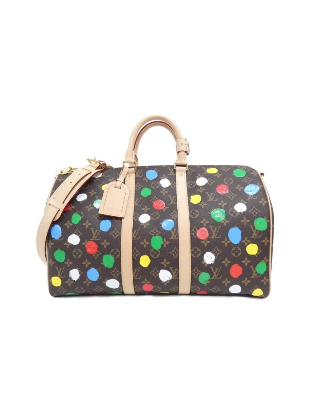 Louis Vuitton Monogram Keepall Bandouliere 45 Boston Bag